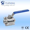 3 Piece Threaded Ball Valve with ISO Pad